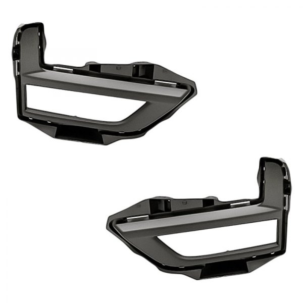 Replacement - Front Driver and Passenger Side Fog Light Bezel Set