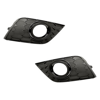 Replacement - Front Driver and Passenger Side Fog Light Bezel Set (Standard Line)