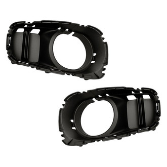 Replacement - Front Driver and Passenger Side Fog Light Bezel Set (Standard Line)