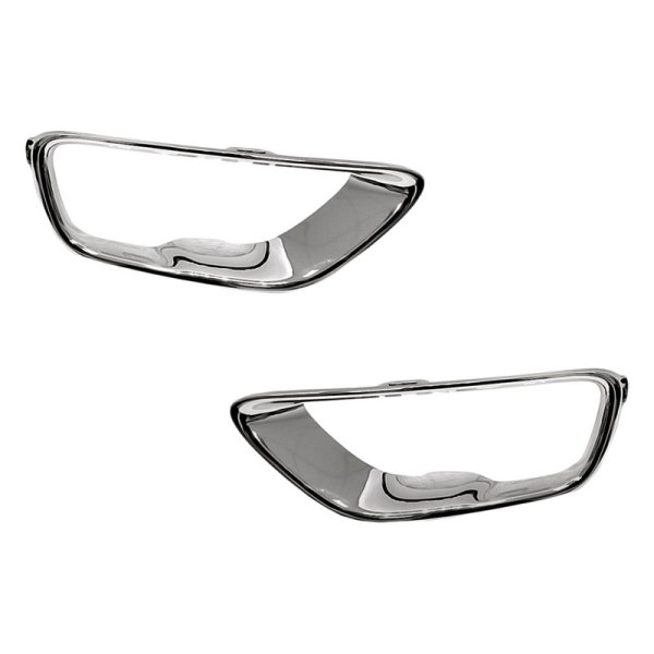 Replacement - Front Driver and Passenger Side Outer Fog Light Trim Set