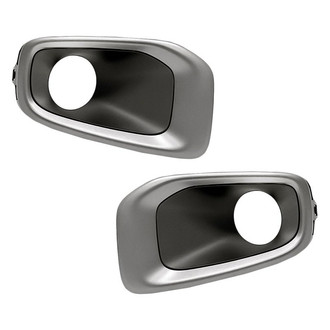 Replacement - Front Driver and Passenger Side Fog Light Bezel Set (Standard Line)