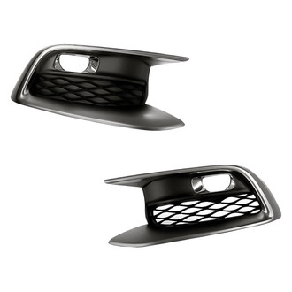 Replacement - Front Driver and Passenger Side Fog Light Bezel Set (Standard Line)