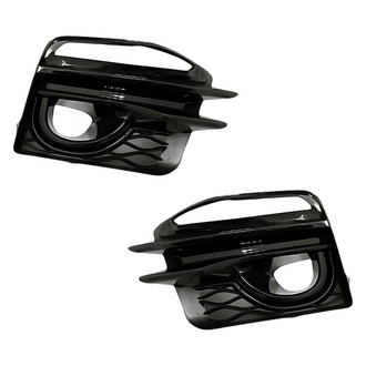 Replacement - Front Driver and Passenger Side Fog Light Bezel Set (Standard Line)
