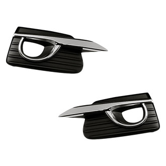 Replacement - Front Driver and Passenger Side Fog Light Bezel Set (Standard Line)