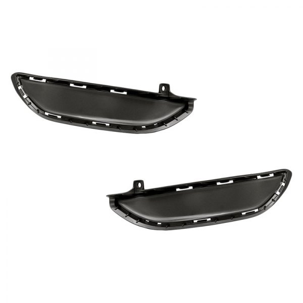 Replacement - Front Driver and Passenger Side Lower Bumper Insert Set