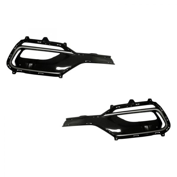 Replacement - Front Driver and Passenger Side Fog Light Bezel Set