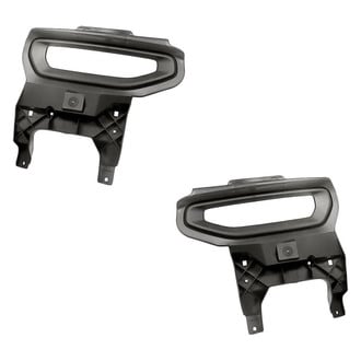Replacement - Front Driver and Passenger Side Fog Light Bezel Set (CAPA Certified)