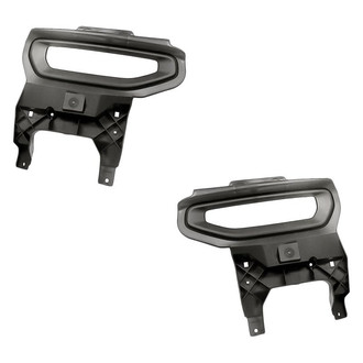 Replacement - Front Driver and Passenger Side Fog Light Bezel Set (Standard Line)