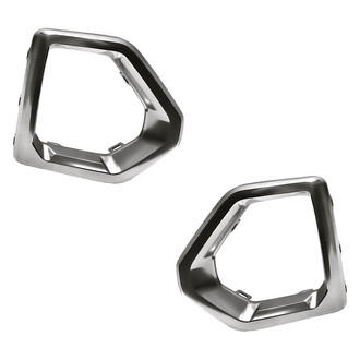 Replacement - Front Driver and Passenger Side Fog Light Bezel Set (Standard Line)