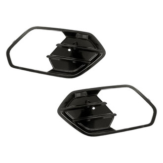Replacement - Front Driver and Passenger Side Fog Light Bezel Set (Standard Line)