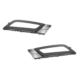 Replacement - Front Driver and Passenger Side Fog Light Bezel Set (Standard Line)