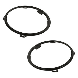 Replacement - Front Driver and Passenger Side Fog Light Trim Ring Set (Standard Line)