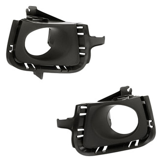 Replacement - Front Driver and Passenger Side Fog Light Bezel Set (Standard Line)
