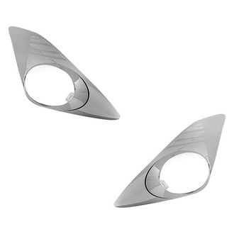 Replacement - Front Driver and Passenger Side Fog Light Bezel Set (Standard Line)
