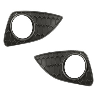Replacement - Front Driver and Passenger Side Fog Light Bezel Set (Standard Line)