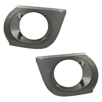 Replacement - Front Driver and Passenger Side Fog Light Bezel Set (Standard Line)