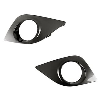 Replacement - Front Driver and Passenger Side Fog Light Bezel Set (Standard Line)