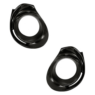 Replacement - Front Driver and Passenger Side Fog Light Bezel Set (Standard Line)