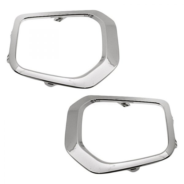 Replacement - Front Driver and Passenger Side Fog Light Surround Set