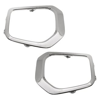 Replacement - Front Outer Driver and Passenger Side Fog Light Surround Set (Standard Line)