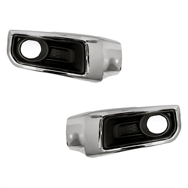 Replacement - Front Driver and Passenger Side Fog Light Bezel Set