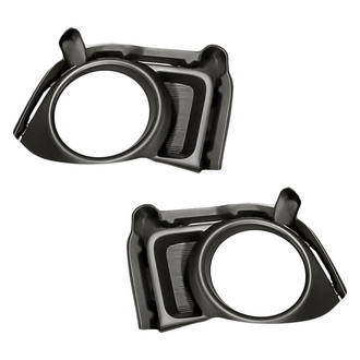 Replacement - Front Driver and Passenger Side Fog Light Bezel Set (Standard Line)