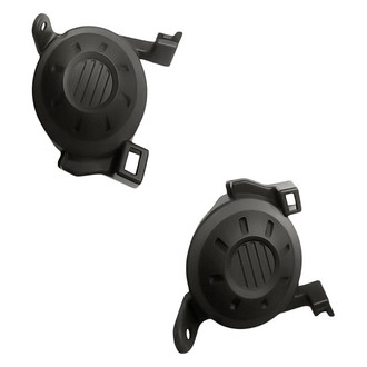 Replacement - Front Driver and Passenger Side Fog Light Cover Set (Standard Line)
