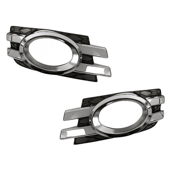 Replacement - Front Driver and Passenger Side Fog Light Bezel Set