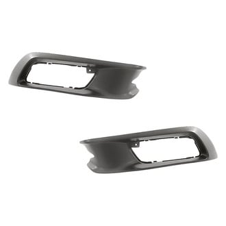 Replacement - Front Driver and Passenger Side Fog Light Bezel Set (Standard Line)