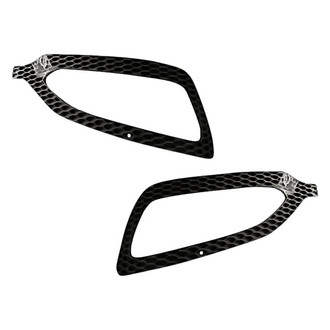Replacement - Front Driver and Passenger Side Fog Light Trim Set (CAPA Certified)