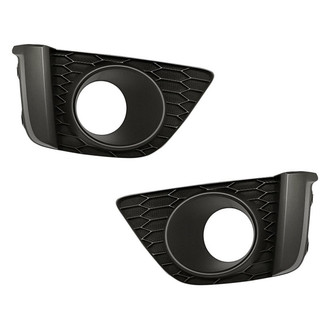 Replacement - Front Driver and Passenger Side Fog Light Bezel Set (Standard Line)