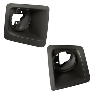 Replacement - Front Driver and Passenger Side Fog Light Bezel Set (Standard Line)