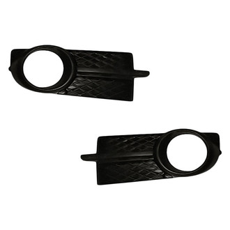 Replacement - Front Driver and Passenger Side Fog Light Bezel Set (CAPA Certified)
