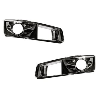 Replacement - Front Driver and Passenger Side Fog Light Bezel Set (Standard Line)
