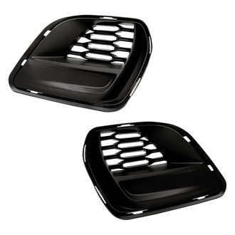 Replacement - Front Outer Driver and Passenger Side Fog Light Cover Set (Standard Line)