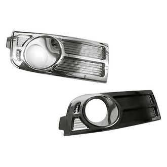 Replacement - Front Driver and Passenger Side Fog Light Bezel Set (Standard Line)
