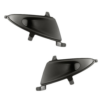 Replacement - Front Driver and Passenger Side Fog Light Cover Set (Standard Line)