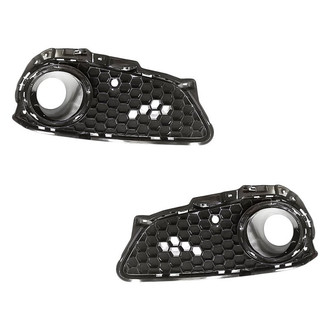 Replacement - Front Outer Driver and Passenger Side Fog Light Bezel Set (Standard Line)