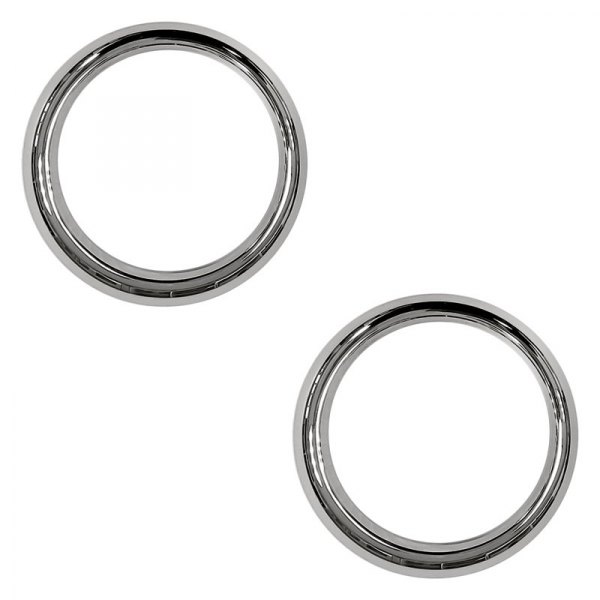 Replacement - Front Driver and Passenger Side Fog Light Trim Ring Set