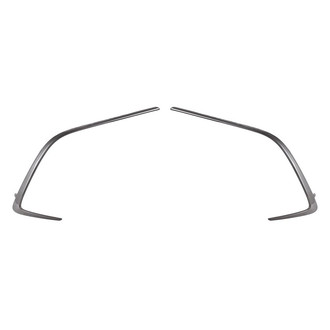 Replacement - Lower Driver and Passenger Side Grille Molding Set (CAPA Certified)