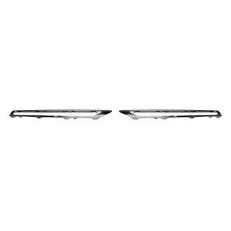 Replacement - Lower Driver and Passenger Side Grille Molding Set (Standard Line)