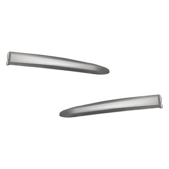 Replacement - Front Driver and Passenger Side Bumper Cover Molding Set (Standard Line)
