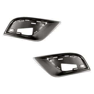 Replacement - Front Driver and Passenger Side Fog Light Bezel Set (Standard Line)