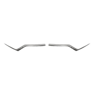 Replacement - Driver and Passenger Side Grille Molding Set (CAPA Certified)