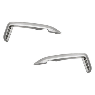Replacement - Front Driver and Passenger Side Bumper Cover Molding Set (Standard Line)