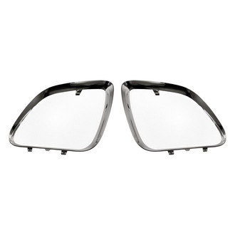 Replacement - Upper Driver and Passenger Side Grille Frame Set (CAPA Certified)