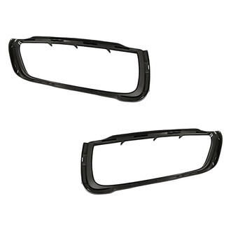 Replacement - Front Driver and Passenger Side Bumper Cover Grille Molding Frame Set (Standard Line)