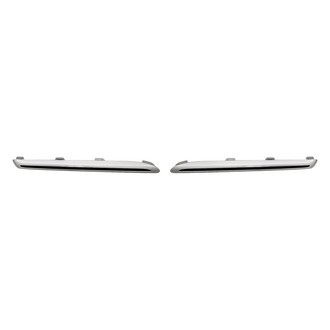 Replacement - Upper Driver and Passenger Side Grille Molding Set (Standard Line)