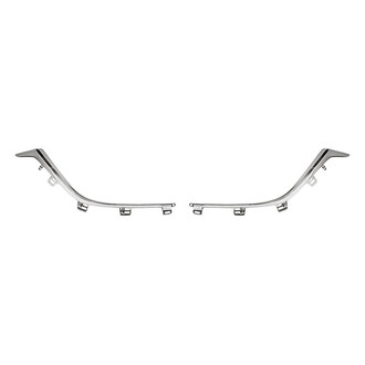 Replacement - Lower Driver and Passenger Side Grille Molding Set (CAPA Certified)
