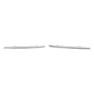 Replacement - Upper Driver and Passenger Side Grille Molding Set (CAPA Certified)